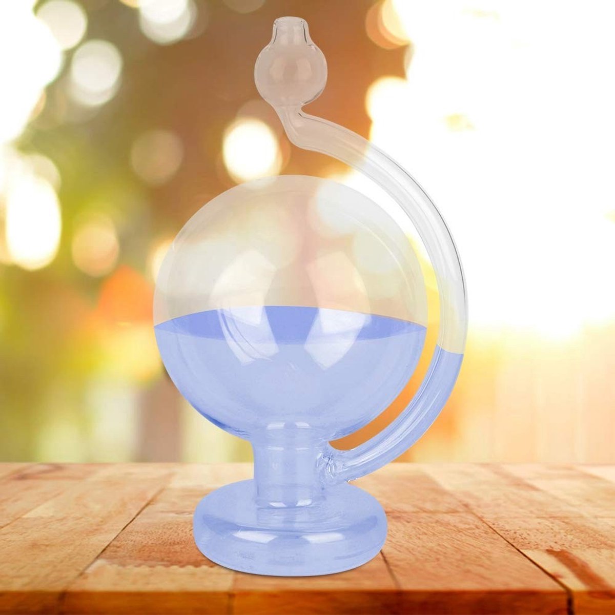 Natuurlijke Barometer voor Weersvoorspelling - Decoratieve Glazen Weerflessen voor Thuis, Educatief Cadeau voor Valentijnsdag met Vloeistof