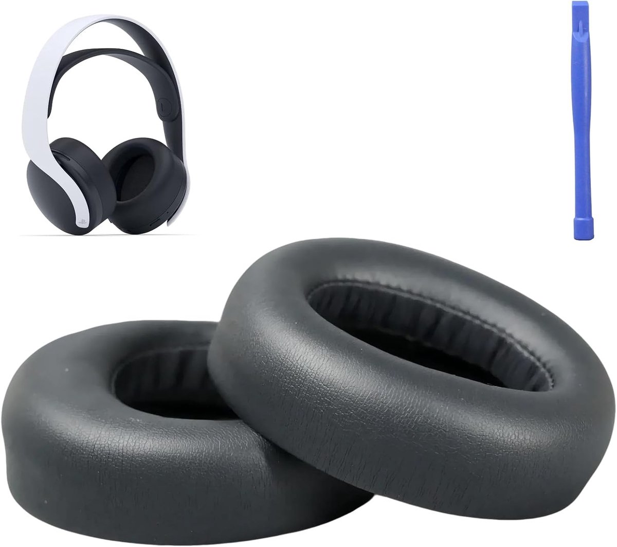 Vervangende Oorkussens voor PS5 Headset, Geheugen Schuim, Comfortabele en Geluidsisolerende Oorkussens voor PlayStation 5 Gaming