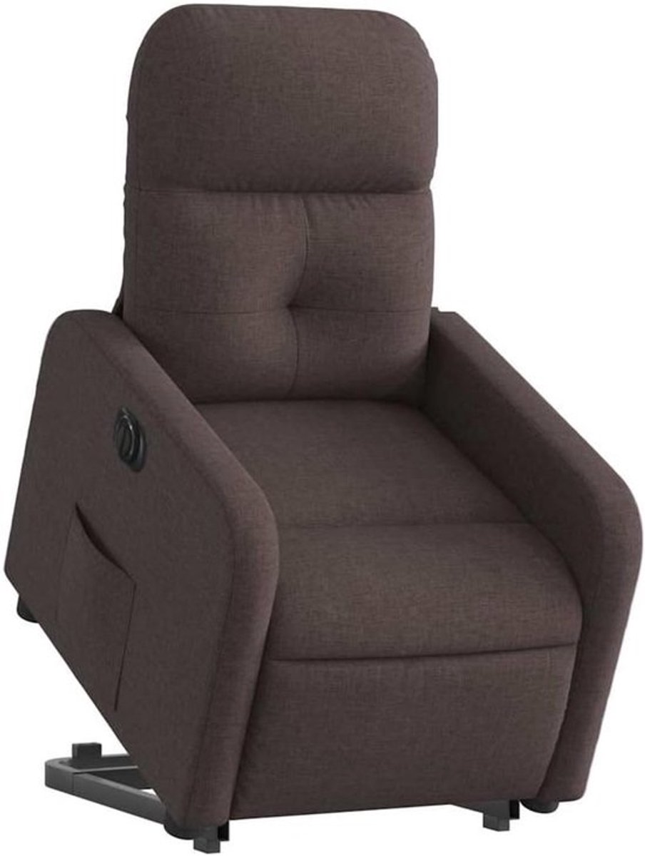 Elektrische Sta-op-stoel - Senioren Stoel - Comfortabel Zitten - Elektrisch Verstelbaar - 2915 kg - Donkerbruin