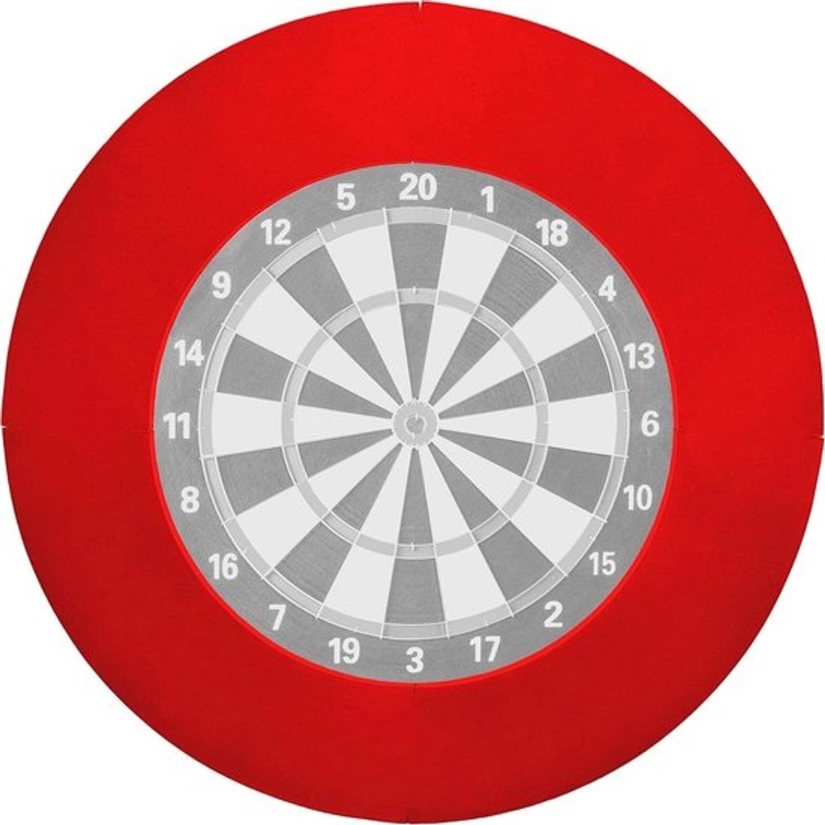 Dartbord Rand Bescherming Rood - Universele Dart Surround voor 45.5 cm Dartborden