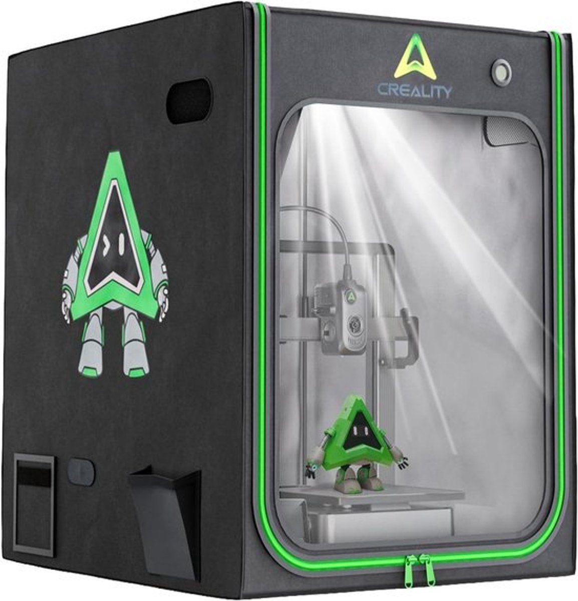 3D Printer Behuizing - Printkamer Afscherming - Stabiel Printen - Ventilatie en LED - 700x750x900 mm