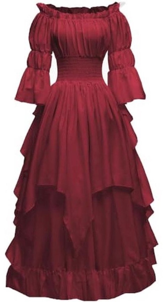 Gothic Heks Jurk voor Dames - Middeleeuwse Renaissance Kostuum