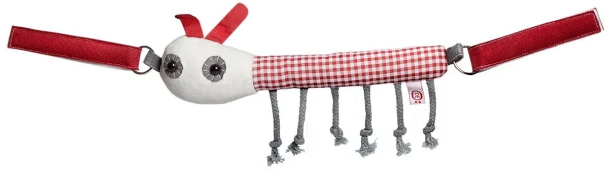 Esthex kinderwagen ketting rups Rupert rood