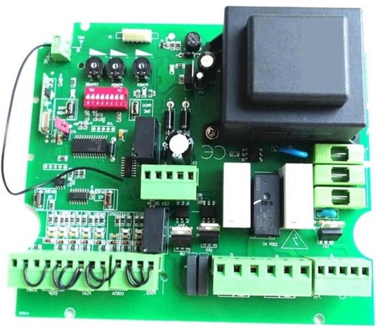 Besturingskaart Hekopener - Printplaat Circuit Board - Automatisch Hek Openen - Met Keuzerondjes - 1 x 1 x 1 cm
