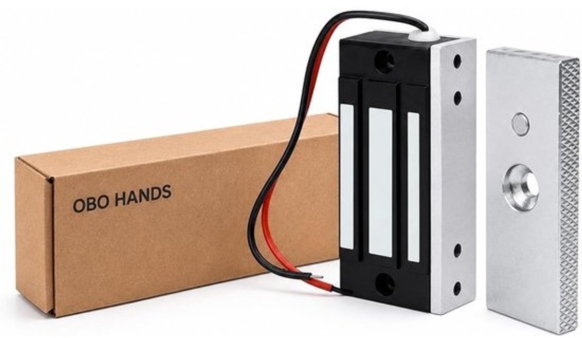 SnelShoppen - 60kg 12V Elektrische Deurslot Toegangscontrole Magneetslot voor Houten, Glas, en Metalen Deuren - Veilig en Duurzaam