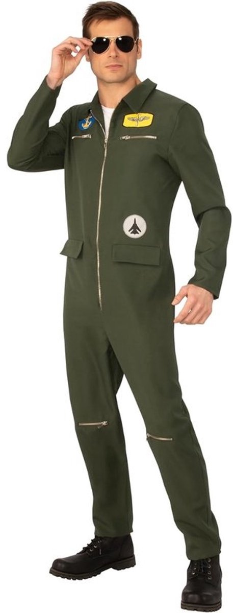Heren Kostuum Navy Stijl Groen jumpsuit voor Feestjes