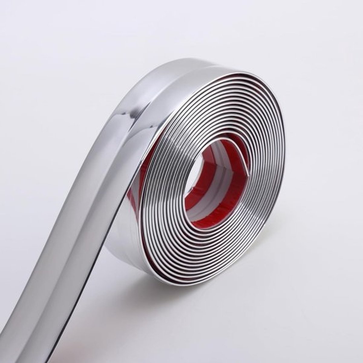 Flexibele Sierstrip voor Muren en Plinten - Zilverkleurig, 5 Meter