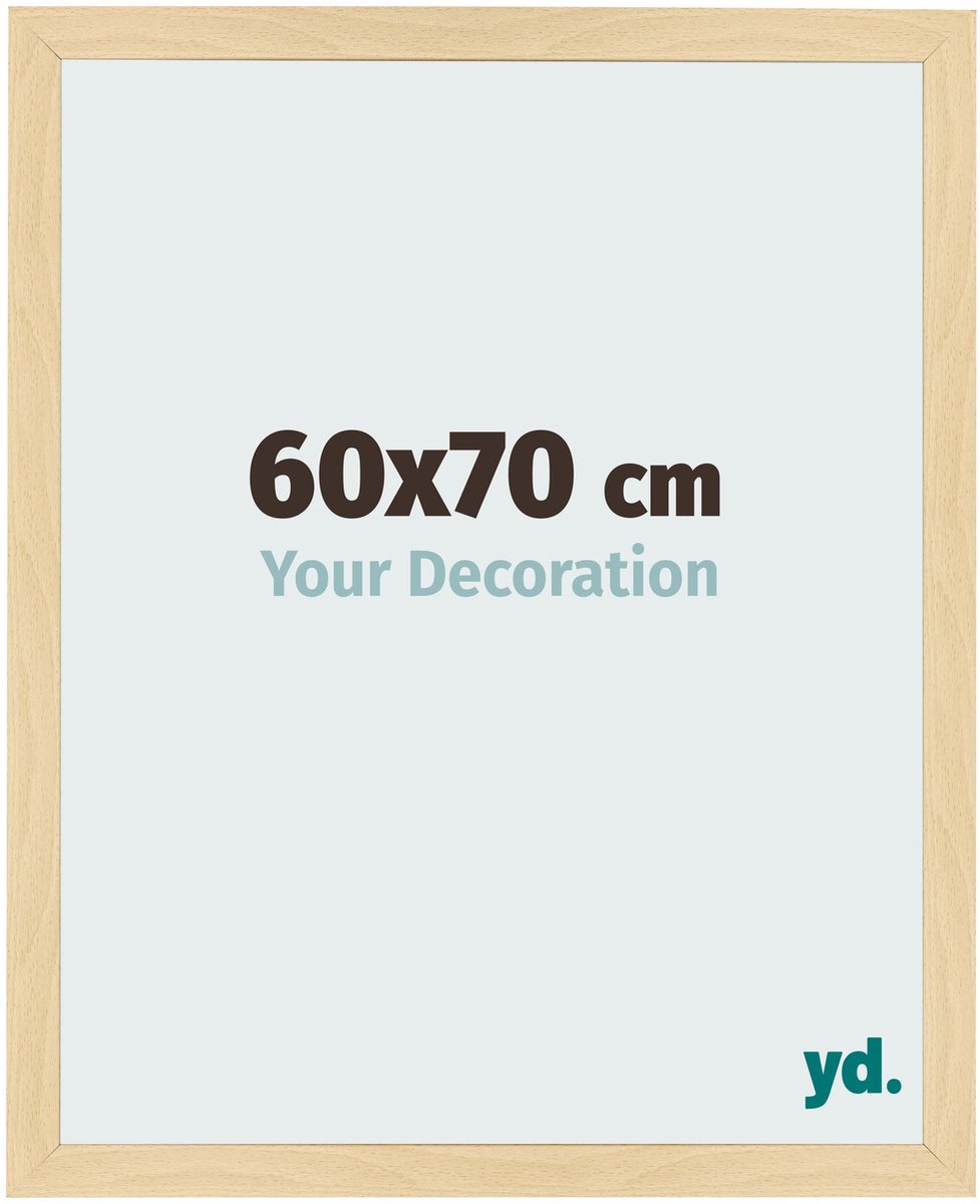 Your Decoration - Fotolijst 60x70 cm - MDF - Beuken Decor - Bologna