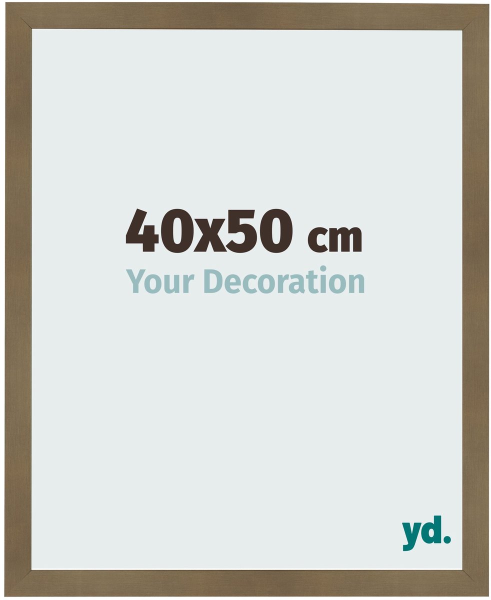 Your Decoration - Fotolijst 40x50 cm - MDF - Brons Decor - Bologna