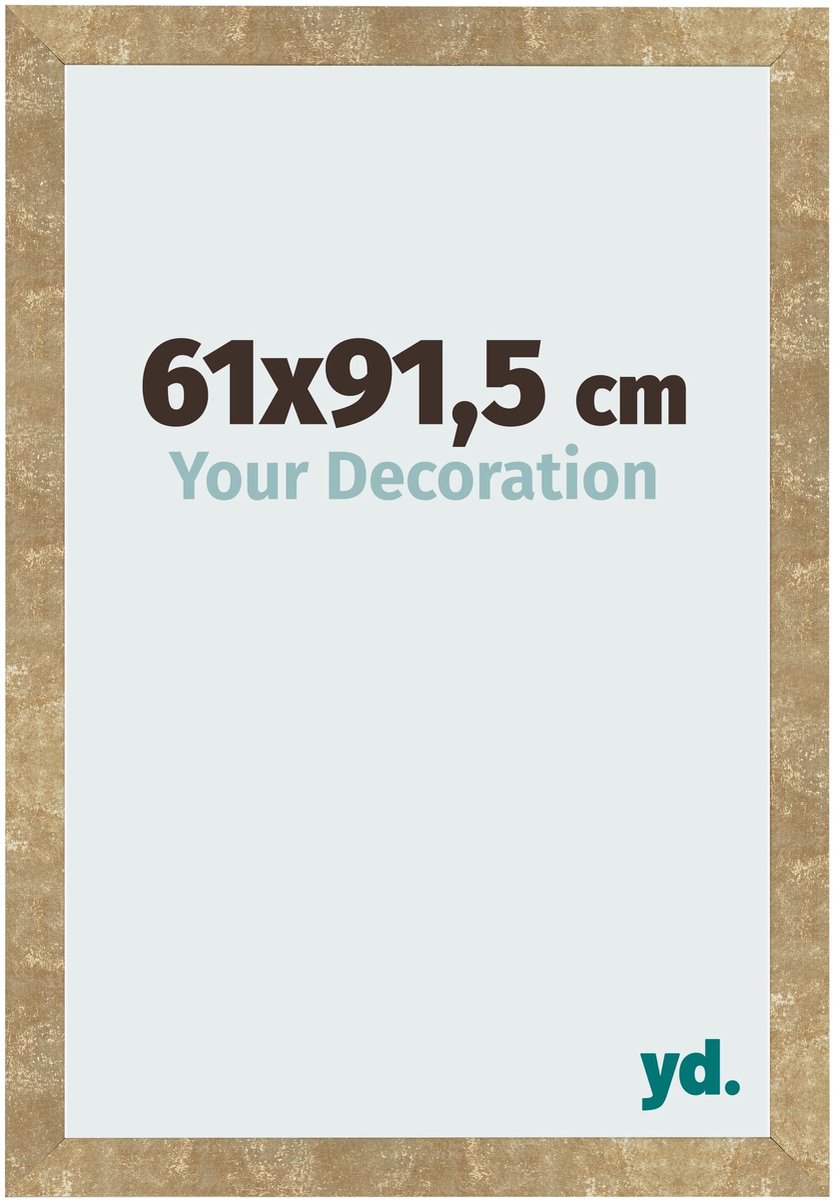 Your Decoration - Fotolijst 61x91,5 cm - MDF - Goud Antiek - Bologna