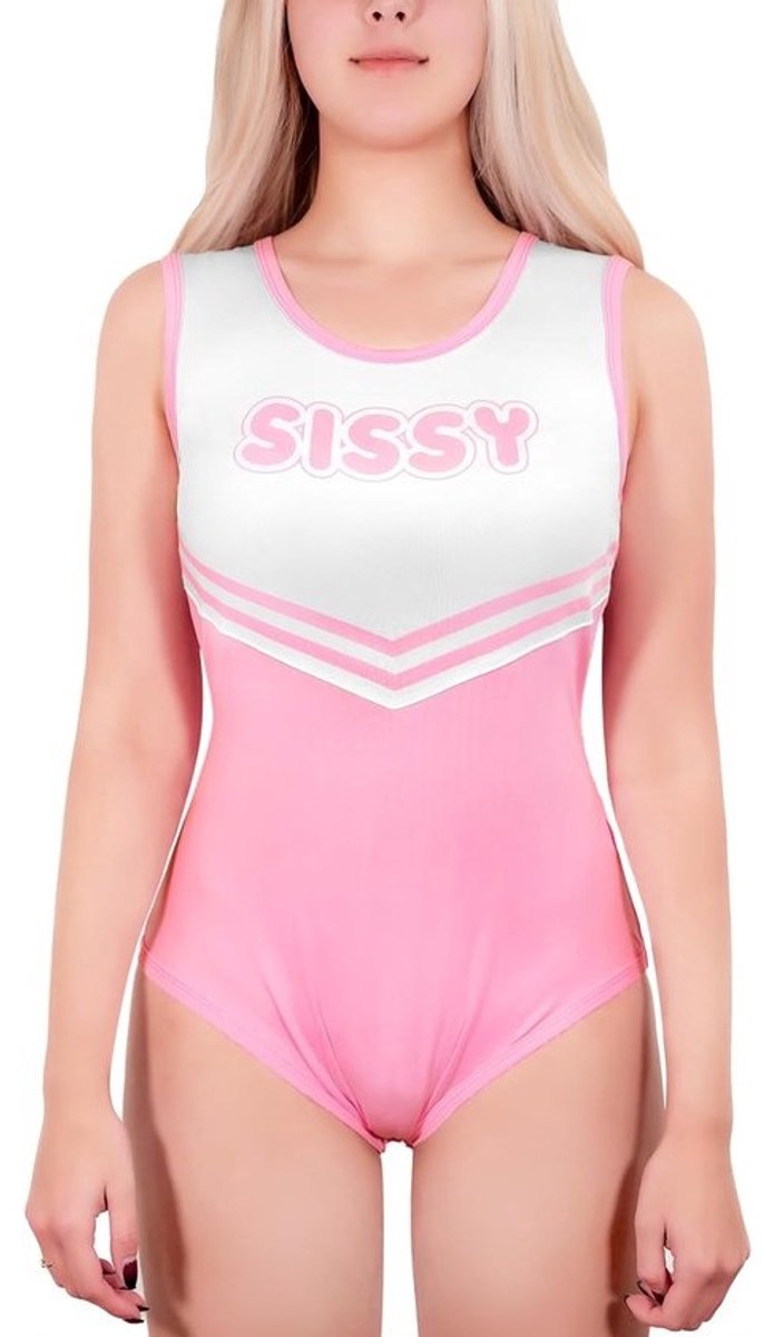 Zijdeachtige Romper Onesie Pyjama Bodysuit voor Volwassenen - Comfortabele Sissy Nachtkleding