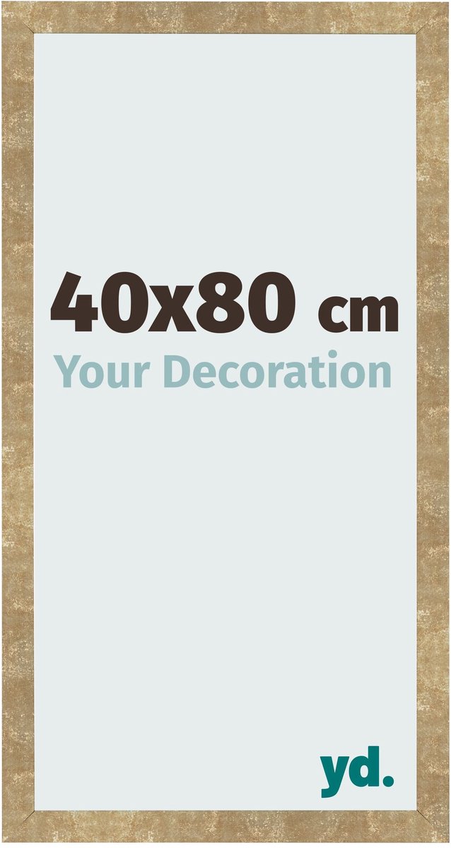 Your Decoration - Fotolijst 40x80 cm - MDF - Goud Antiek - Bologna