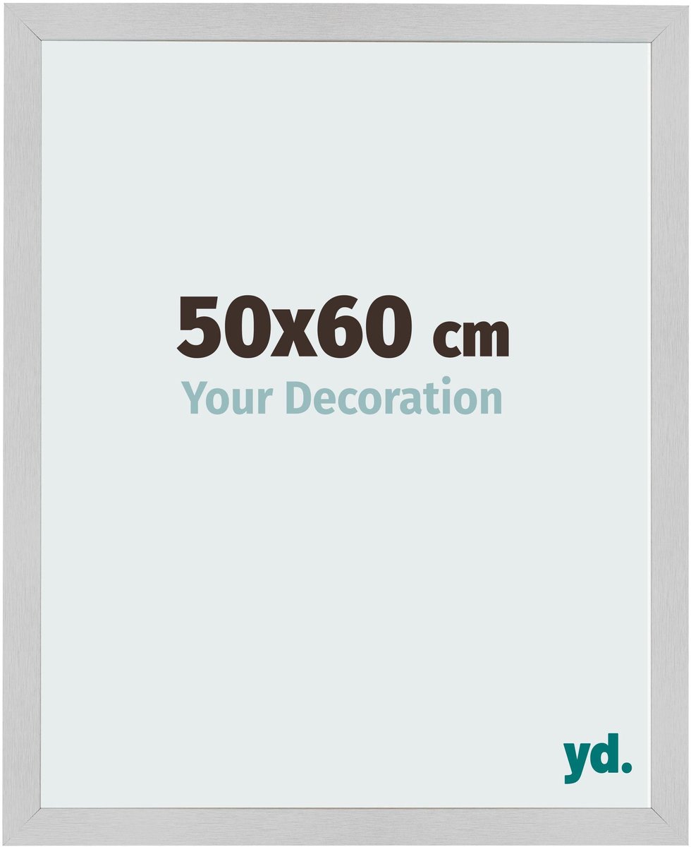 Your Decoration - Fotolijst 50x60 cm - MDF - Edelstaal - Bologna