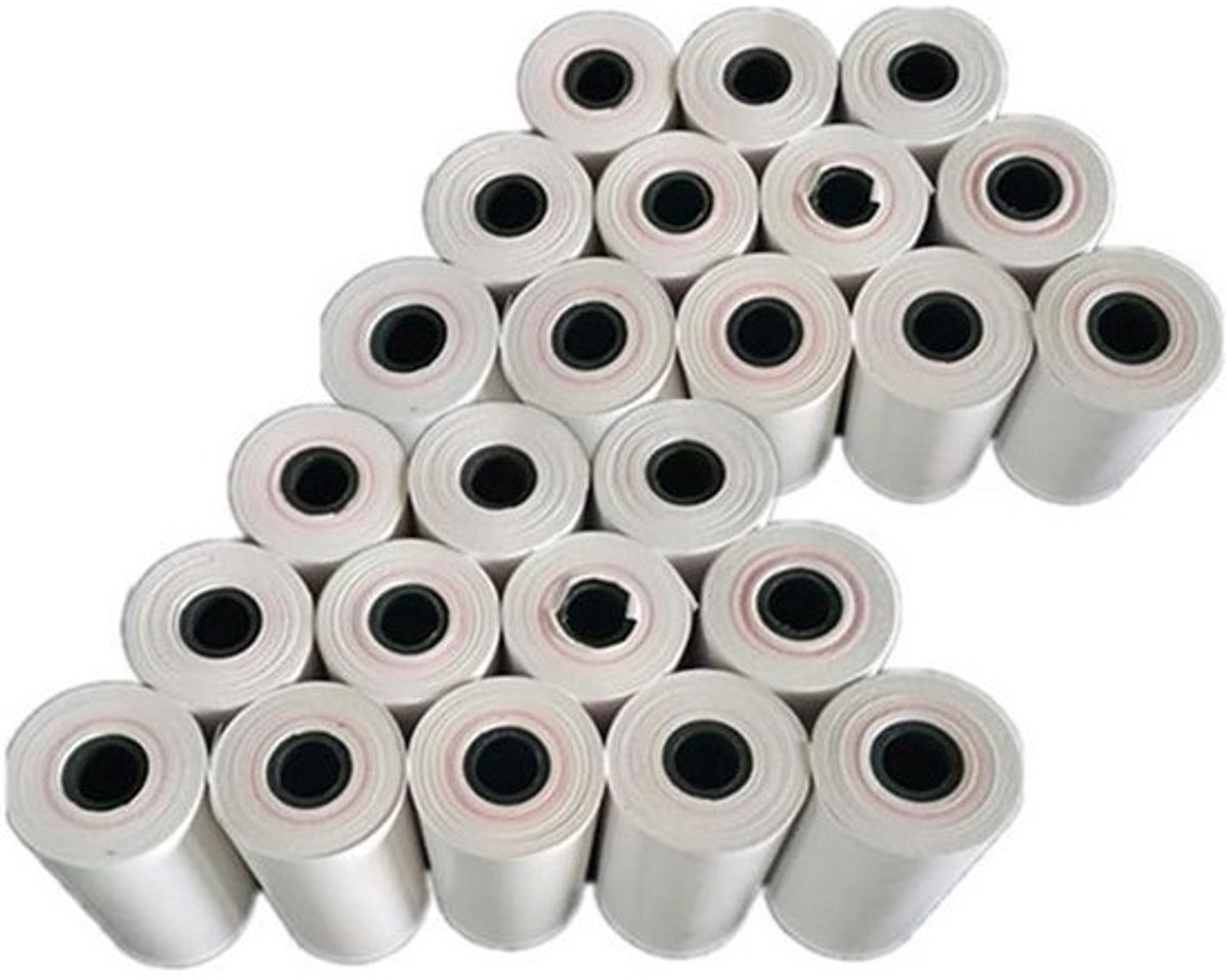 Thermisch Papier - Bonrol Kassabon - Printen Kassabonnen - Pure Houtpulp - 57x30mm - Wit