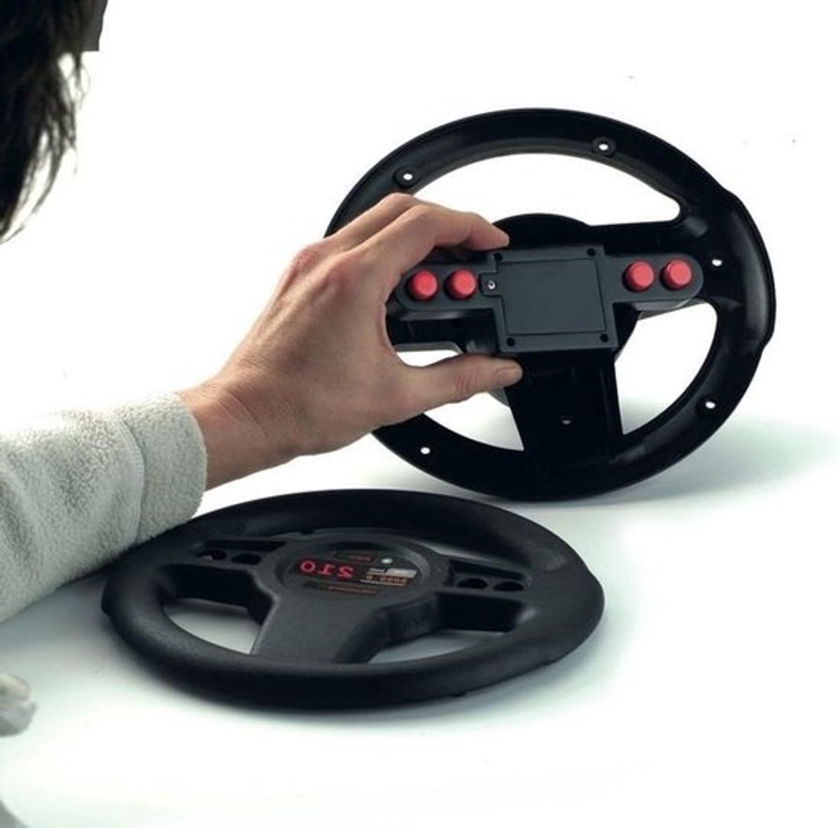 Soundbox voor Go-Carts - Race Geluid Box - Voertuig Geluiden - 4 Originele Race Geluiden - 16 cm - Zwart