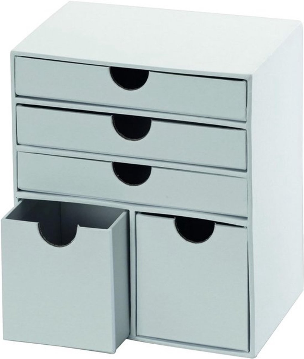 Decoratie Ladekast van Karton met 5 Laden - Opslag voor Sieraden en Accessoires