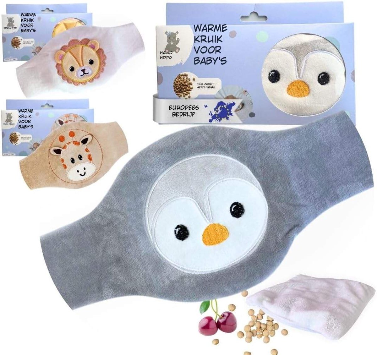 Warmara Warmtekussen Baby - Baby Warmtekussen - Warmtekussen - 20cm x 17cm x 3cm