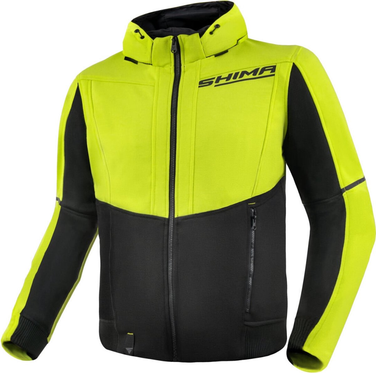 SHIMA Daybreaker Geel Zwart Motor Zip Hoodie - Jas