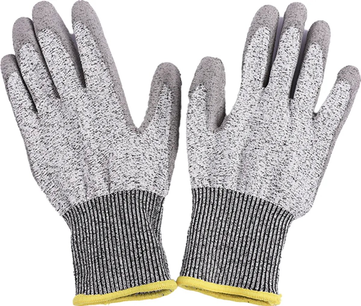Snijbestendige handschoenen (M) Geschikt voor gebruik in de keuken en op de bouwplaats.