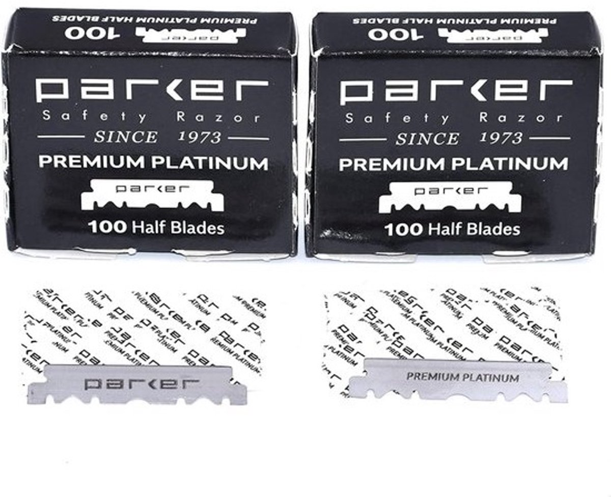 Premium Platinum Scheermessen voor Professionele Barbiers – 200 Stuks – Ideaal voor Shavette en Wegwerpscheermesjes
