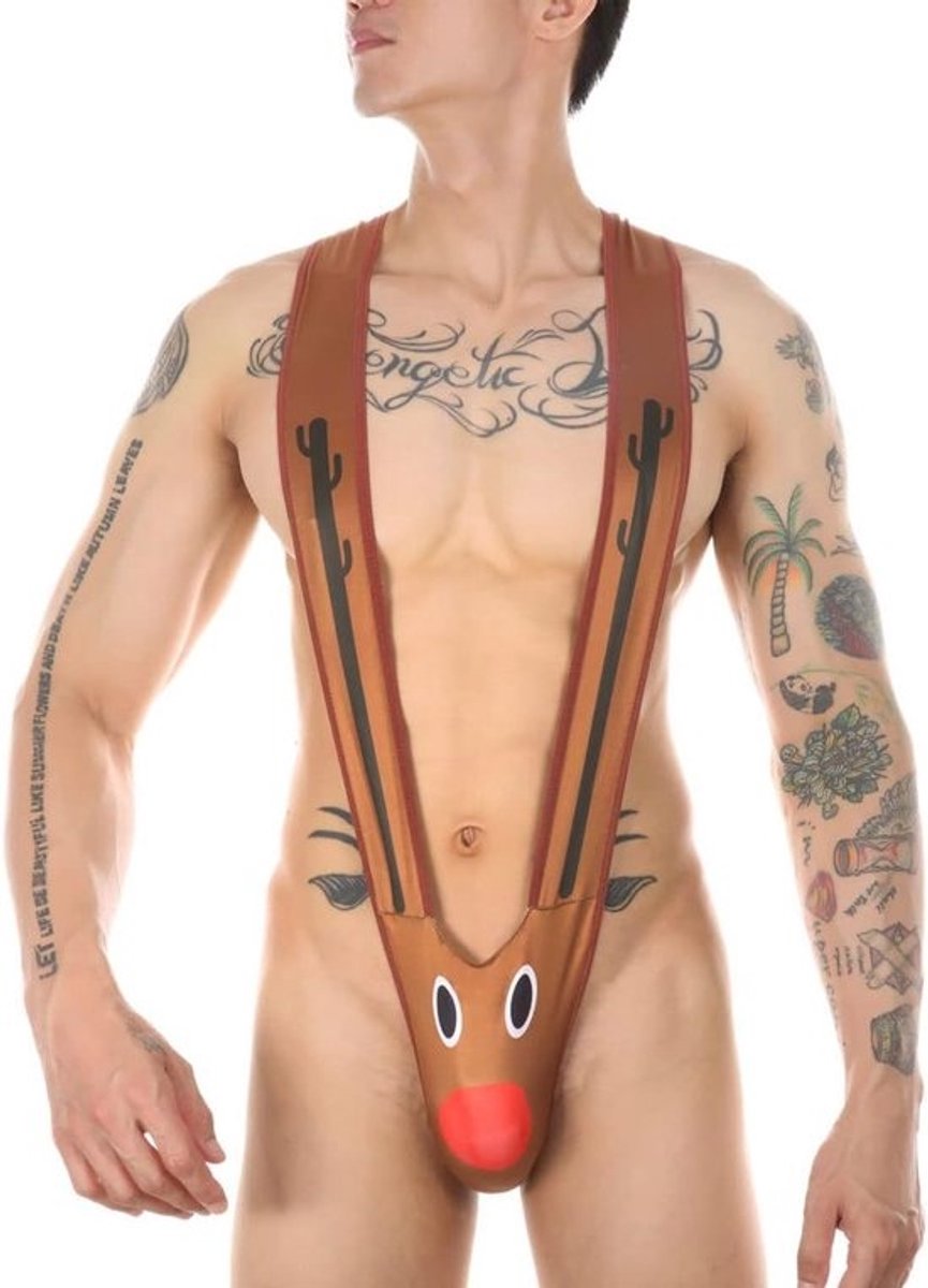 Heren Mankini Badpak Sexy String voor Feestdagen en Carnavalskostuums