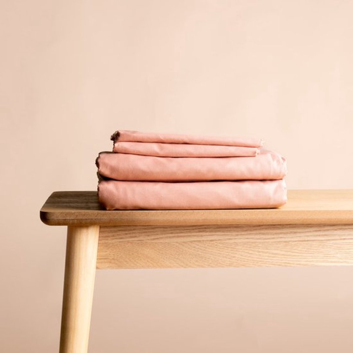 Novaline katoenen beschermhoes - Zalm - 2x kussenslopen - Weighted blanket - Verzwaringsdeken - Dekbed - Volwassenen - 2 persoons - Wasbaar - Ventilerend - 240 x 220cm