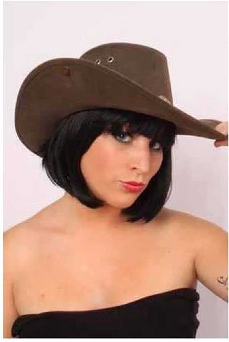 Hoed - Bruin - Cowboy - Luxe