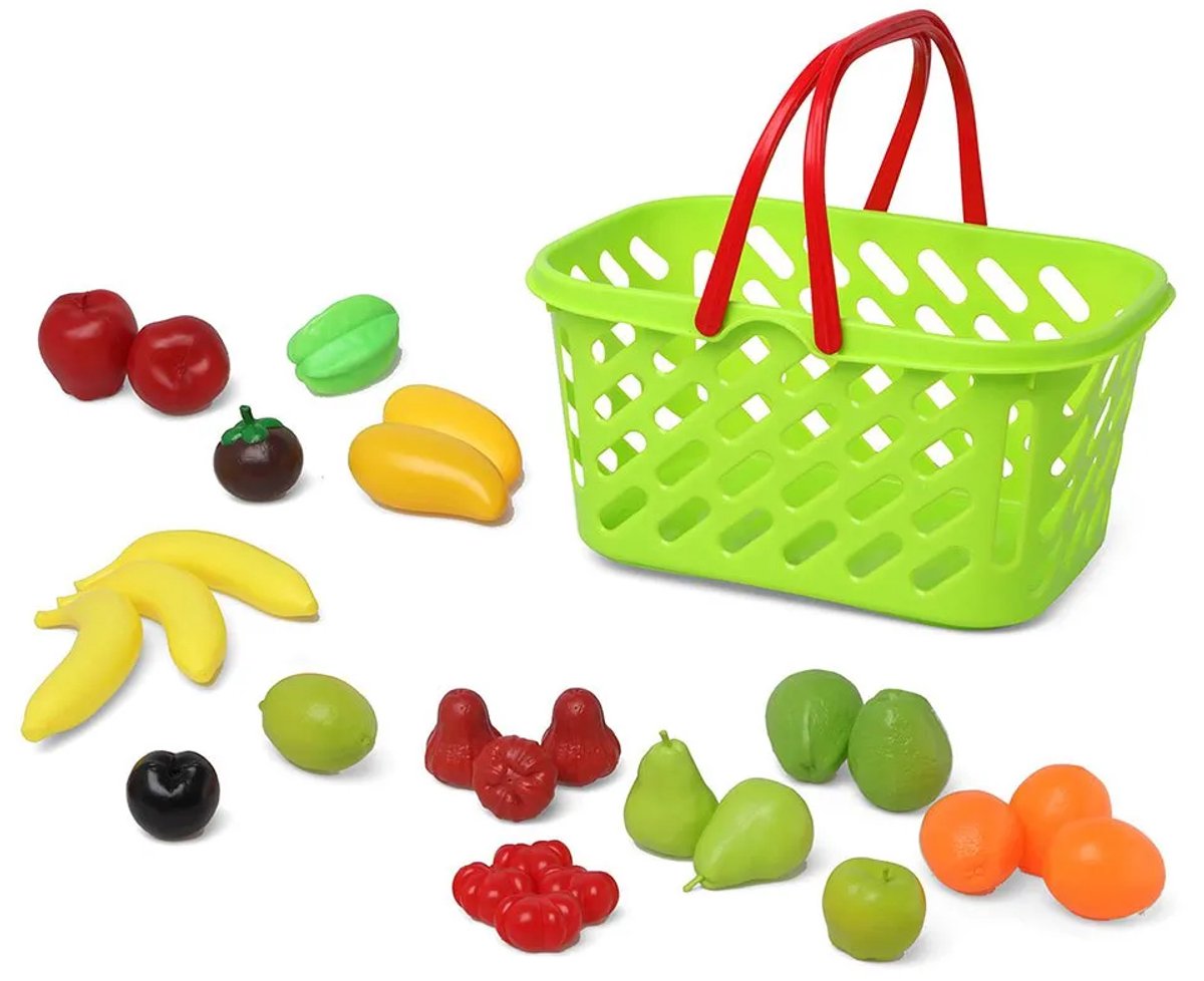 Mand met fruit Groen (27 Pcs)
