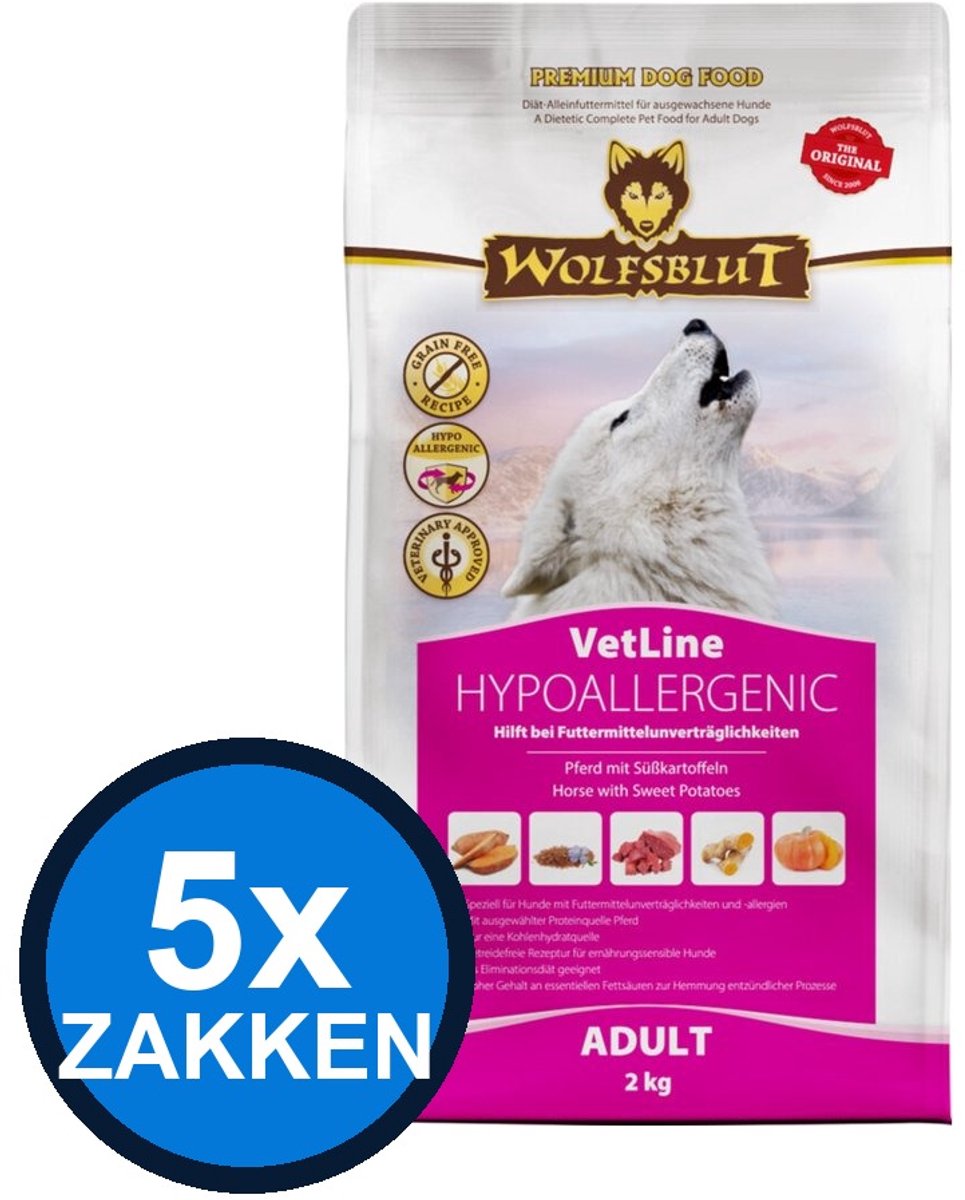 Wolfsblut Wolfsblut - VetLine Hypoallergenic - Hondenvoer Droogvoer - 2 kg