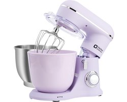 Keukenmachine - Roestvrijstaal/Lila - 1300W Vermogen - 10 Snelheden - Voor Thuisgebruik
