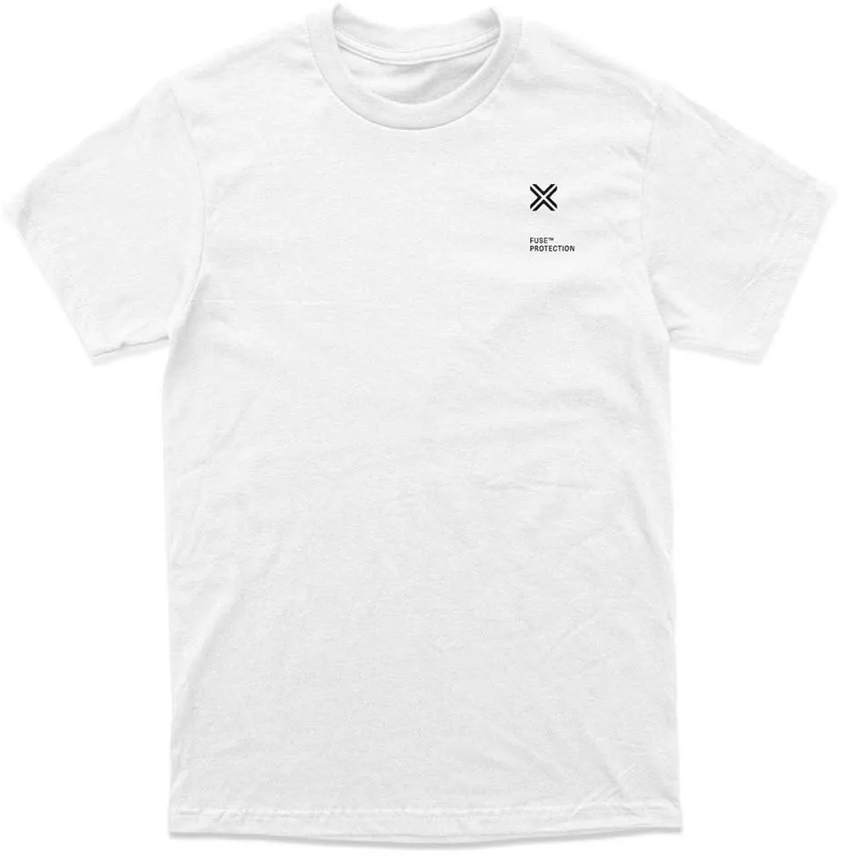 Fuse Protection Logo T-shirt Met Korte Mouwen Man Wit