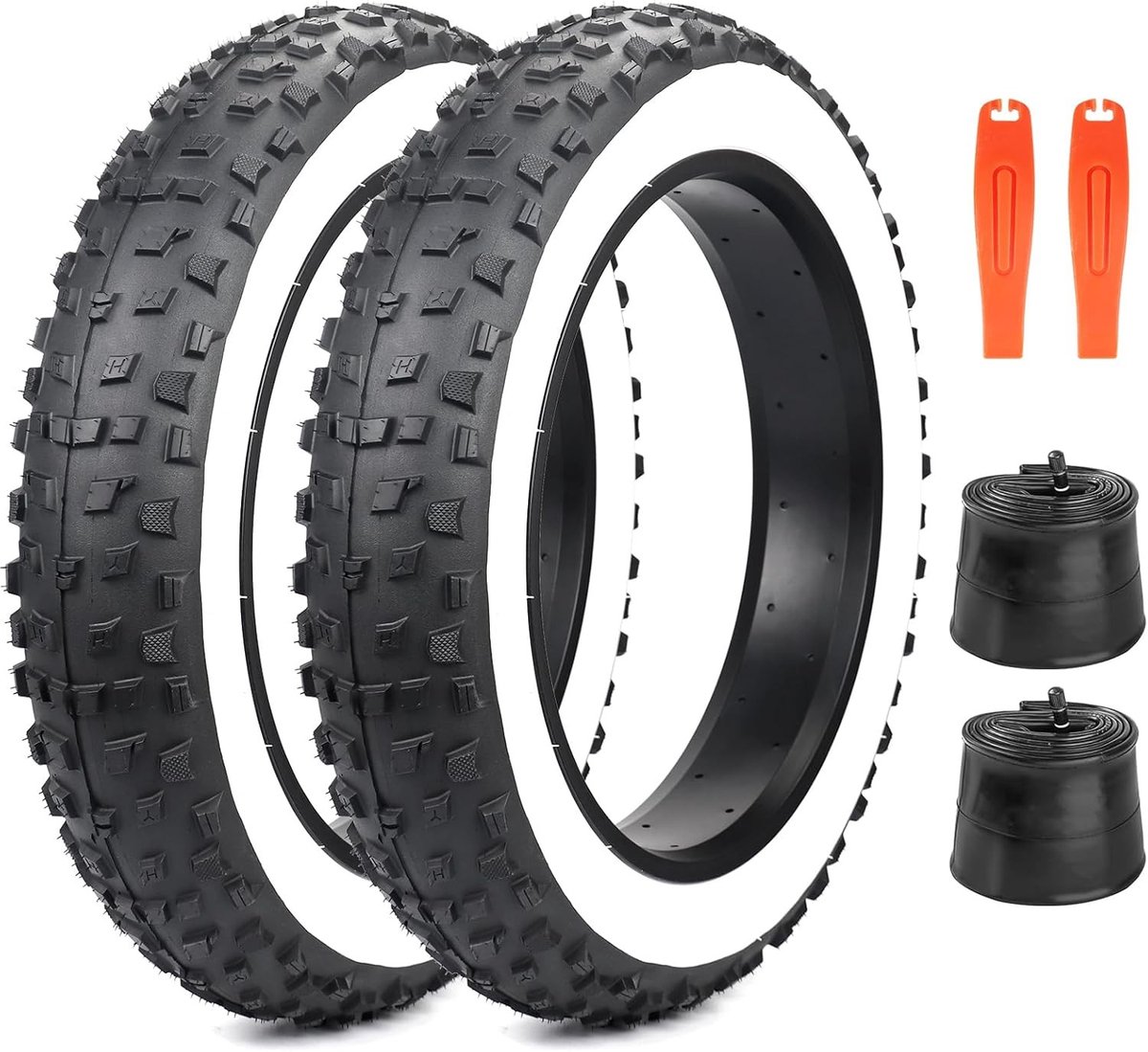 Heavy Duty E-bike Banden - Rubber - Antislip Profiel - Lekvrij - Voor E-bikes en Fatbikes