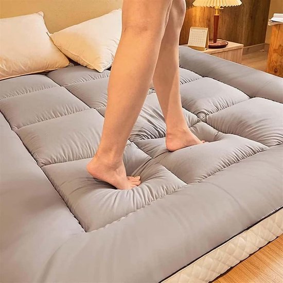 Japanse Vloermatras - Futonmatras Tatamimat - Comfortabel Slapen - Extra Dik Ontwerp - 90x200cm - Niet gespecificeerd — afbeelding 2