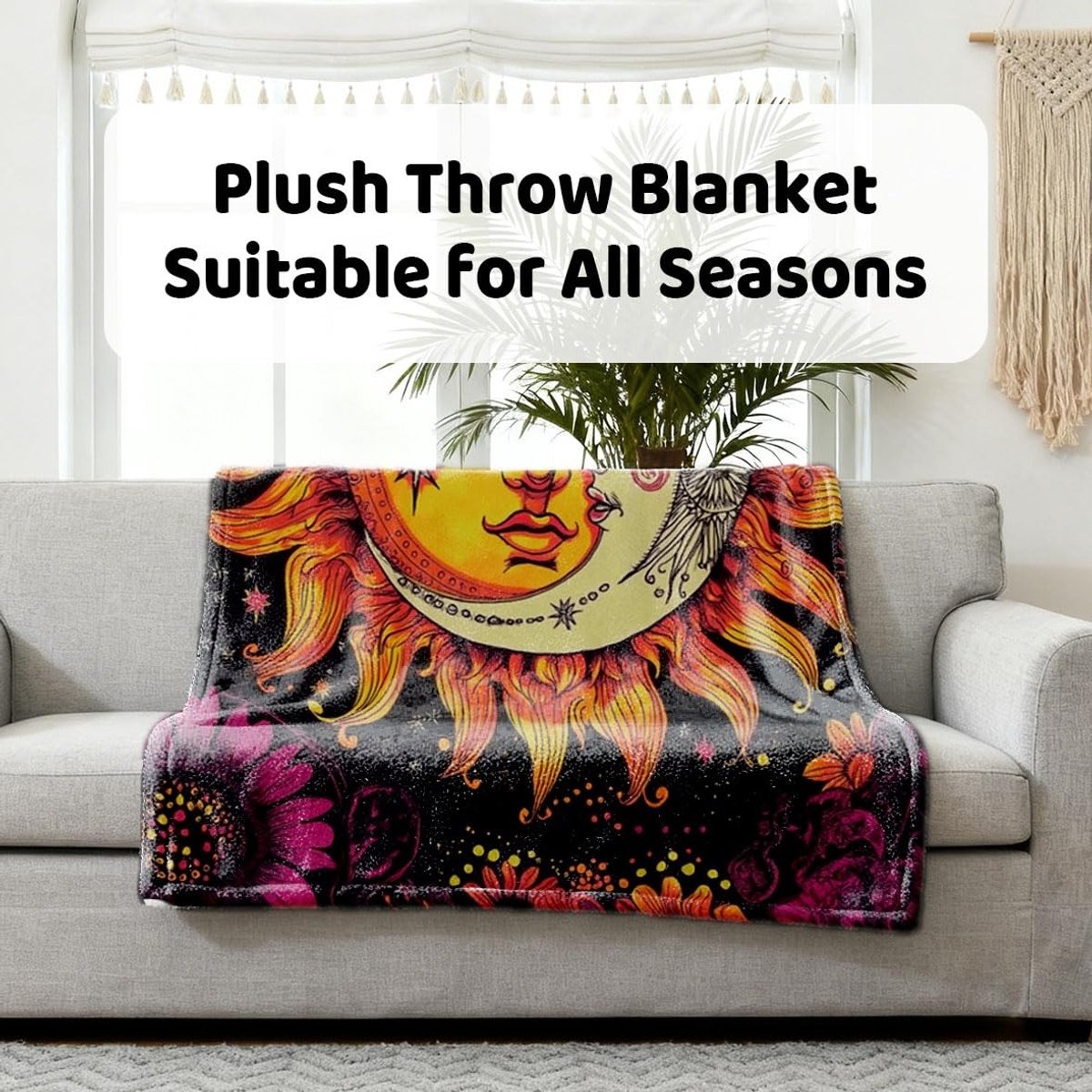 Dailygoods- Pluizige Deken 150x130 cm - Zachte Deken - Warme Deken - Machinewasbaar - Geschikt voor Bed/Kantoor - Duurzame Stof - Fleece Deken