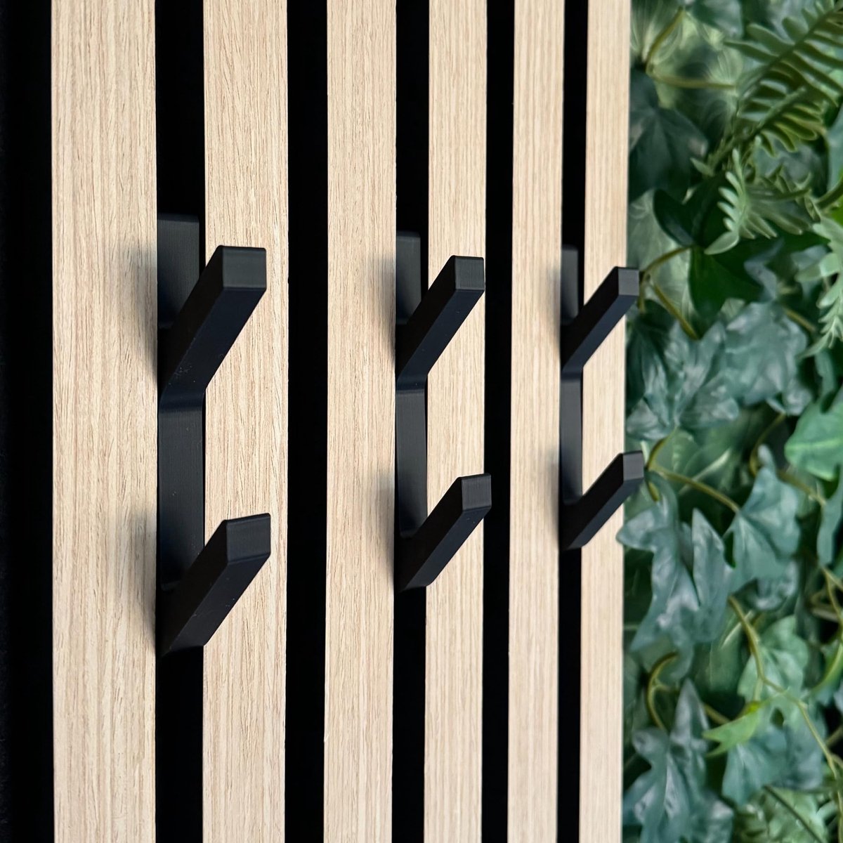 Dailygoods- Garderobehaken met kliksysteem - 10 stuks - zonder boren - dubbele haken - geschikt voor akoestische panelen - eenvoudig te verplaatsen - Wandhaken