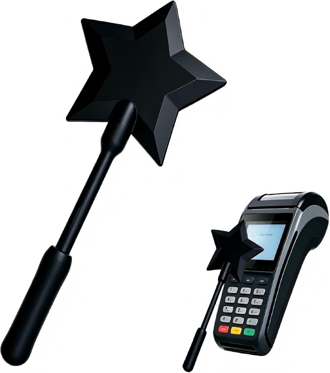 Dailygoods- Creditcardhouder 3D-geprint - Contactloze Pasjeshouder - Magische Toverstok - Uniek Cadeau - Lichtgewicht Accessoire - Ergonomisch Ontwerp - Betaalaccessoire