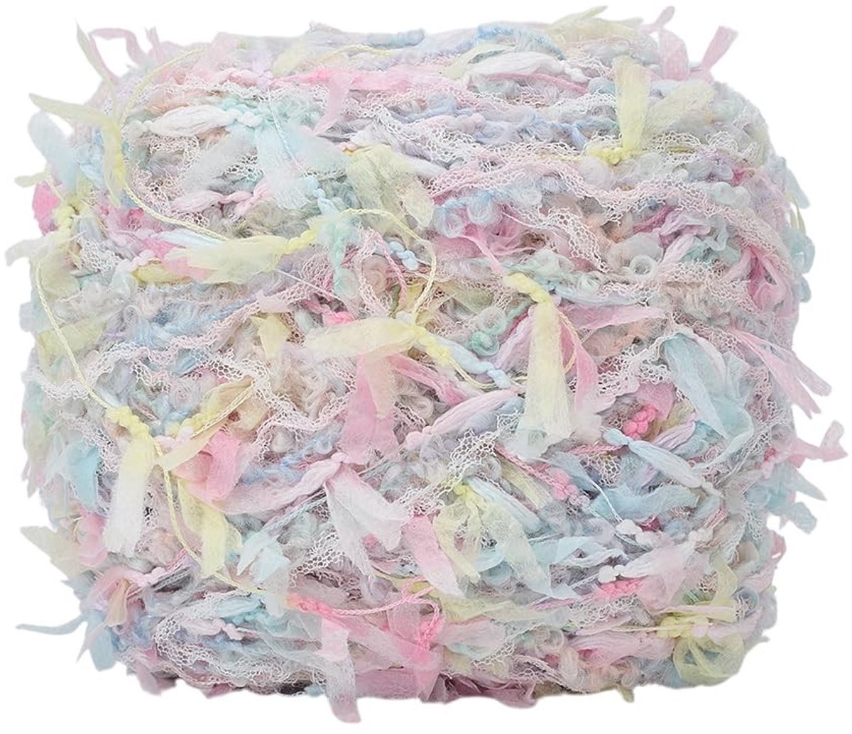 Dailygoods- Polyester Garen 100g - Kleurrijk Hand Gesponnen Garen - Decoratieve Kwasten - DIY Ambachten - Hoge Kwaliteit - Segmentgeverfde Kleuren - Handwerk Garen