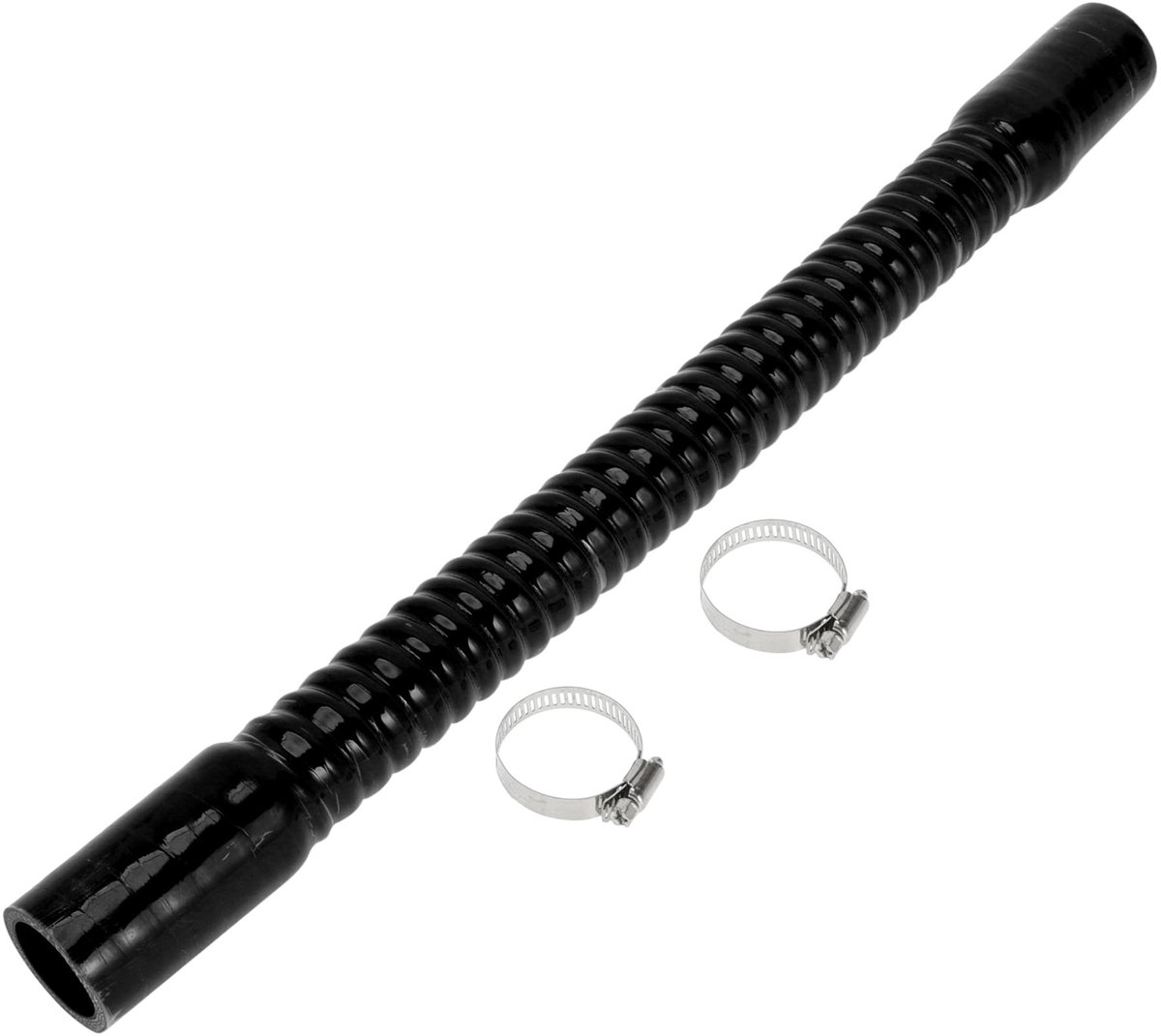 Dailygoods- Koelmiddelslang 32 mm - Siliconen Slang - Zwart - Lengte 500 mm - Hoge Temperatuur Weerstand - Meerlaags Weefsel - Siliconenslang