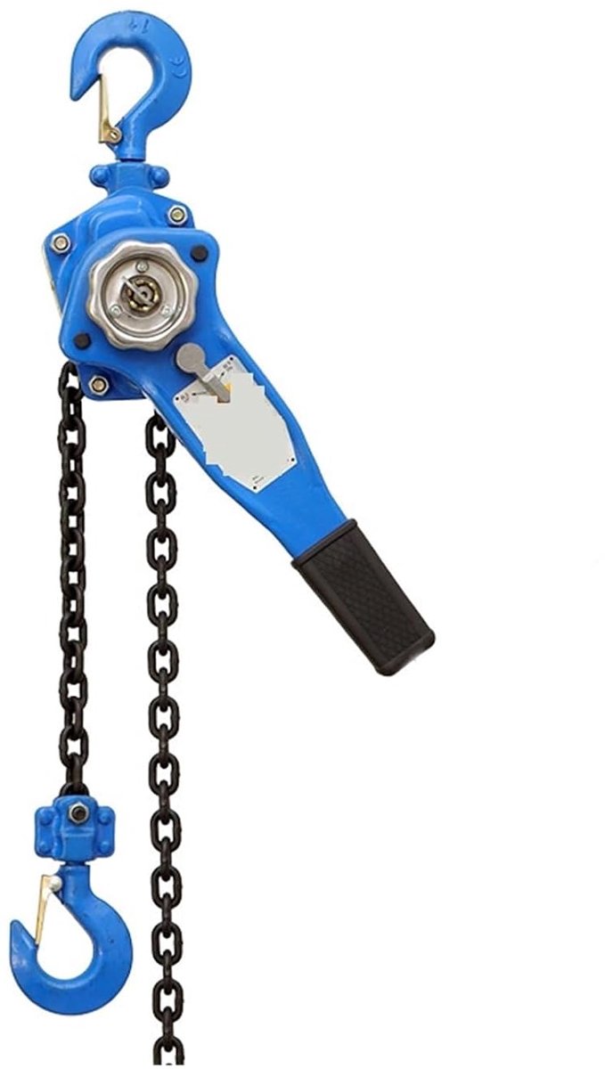 Handmatige Kettingtakel - Hefboom Takel - Zware Objecten Heffen - Compact En Draagbaar - 1T 3M - Metaal