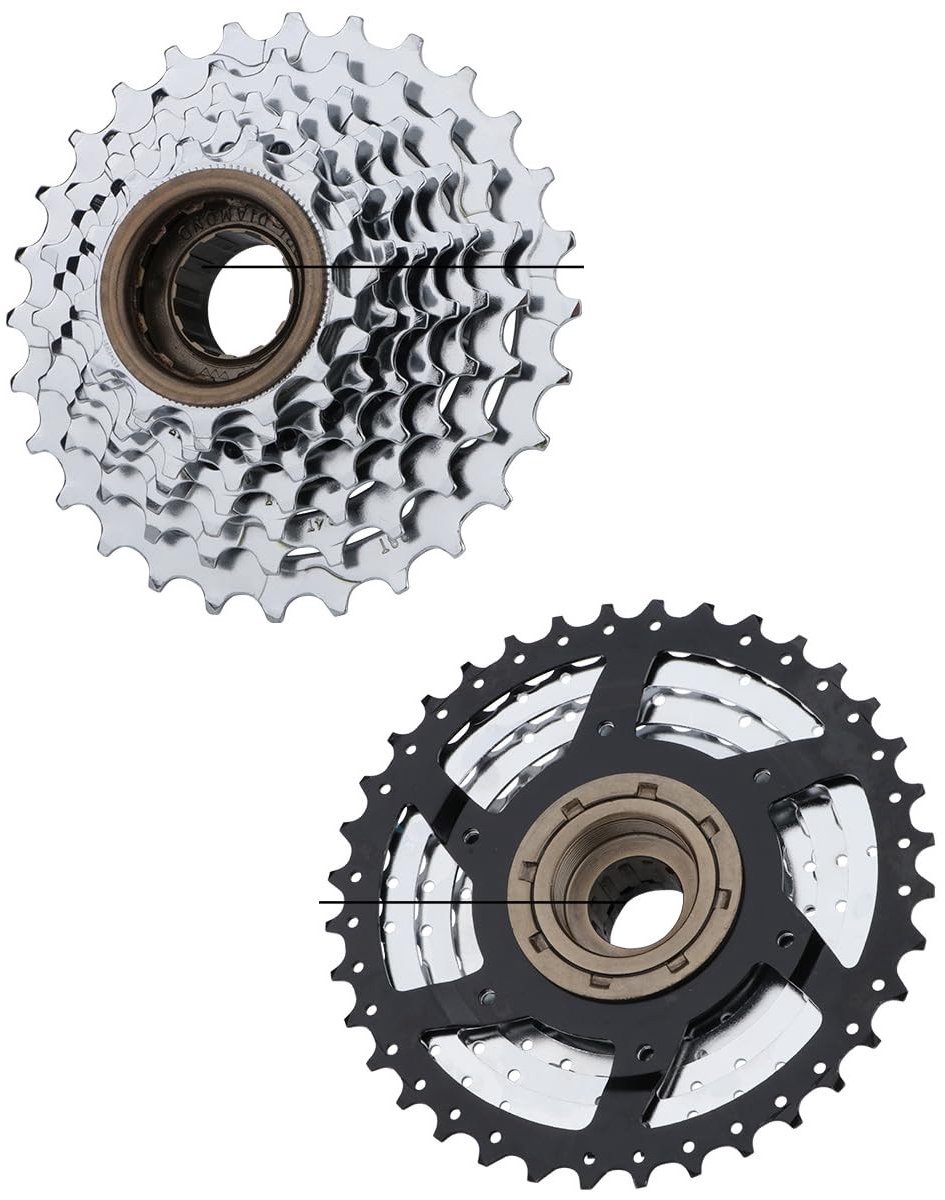 Dailygoods- Fietscassette 6-9 Versnellingen - Roestvrij Staal - 3-voudig Vernikkeld - Slijtvast - Nauwkeurige Tandvorm - Lichtgewicht Constructie - Fietsversnelling