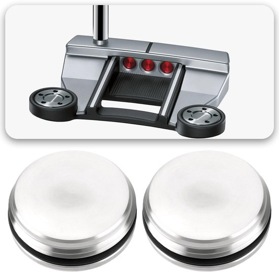 Dailygoods - 2 Stuks Golf Putter Gewichten 10g Compatibel met Scotty Cameron - Zilver van Dailygoods — afbeelding 3