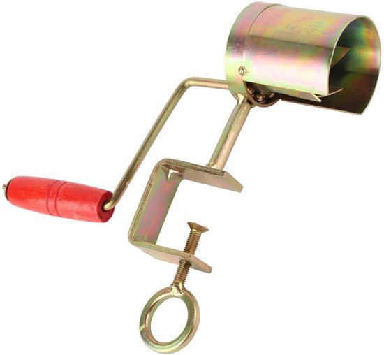 Dailygoods- Maïs Dorser Efficiënt - Handmatige Maïsstripper - Houten Handgreep - Premium IJzer - Stabiliteit - Veilig Klemmechanisme - Graandorsmachine van Dailygoods — afbeelding 4