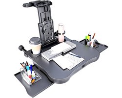 Achterbank Bord - Eetblad Auto - Reizen en Werken - Inklapbaar Verstelbaar - 5 cm Dik - Zwart