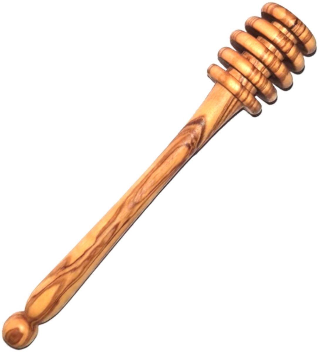 Dailygoods- Honinglepel 15 cm - Druppel- en morsvrij - Hoogwaardig olijfhout - Praktische hulp - Geschikt voor honing en siroop - Houten Lepel