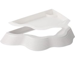Reptielen Voederbak - Voedselbak Schildpad - Reptielen Verzorgen - Antislip Loopplank - 34 x 23 cm - Zwart