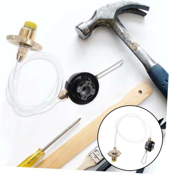 Gas Transfer Adapter - Cilinder Vul Adapter - Kamperen Buiten - Met Klep - 70 cm - Multicolor — afbeelding 5