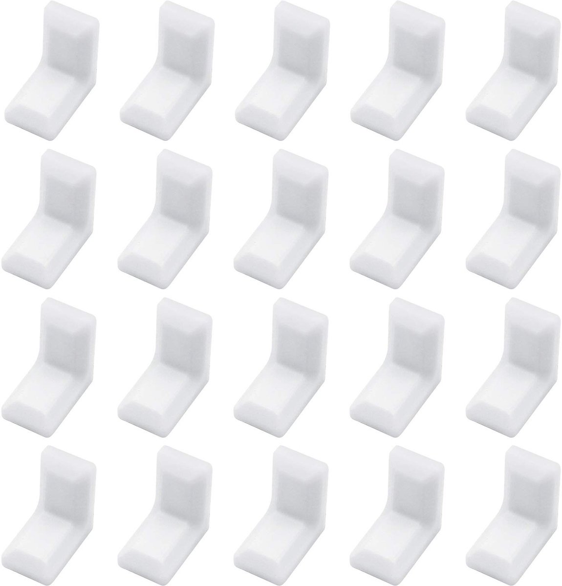 Dailygoods- Hoekbeugel 40 Stuks - L-vormige Stalen Hoekbeugel