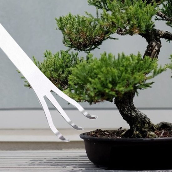 Wortelhark Roestvrij Staal - Tuingereedschap - Ergonomische Handgreep - Sterk en Duurzaam - Voor Planten en Bloempotten - Voor het Losmaken van Aarde — afbeelding 4