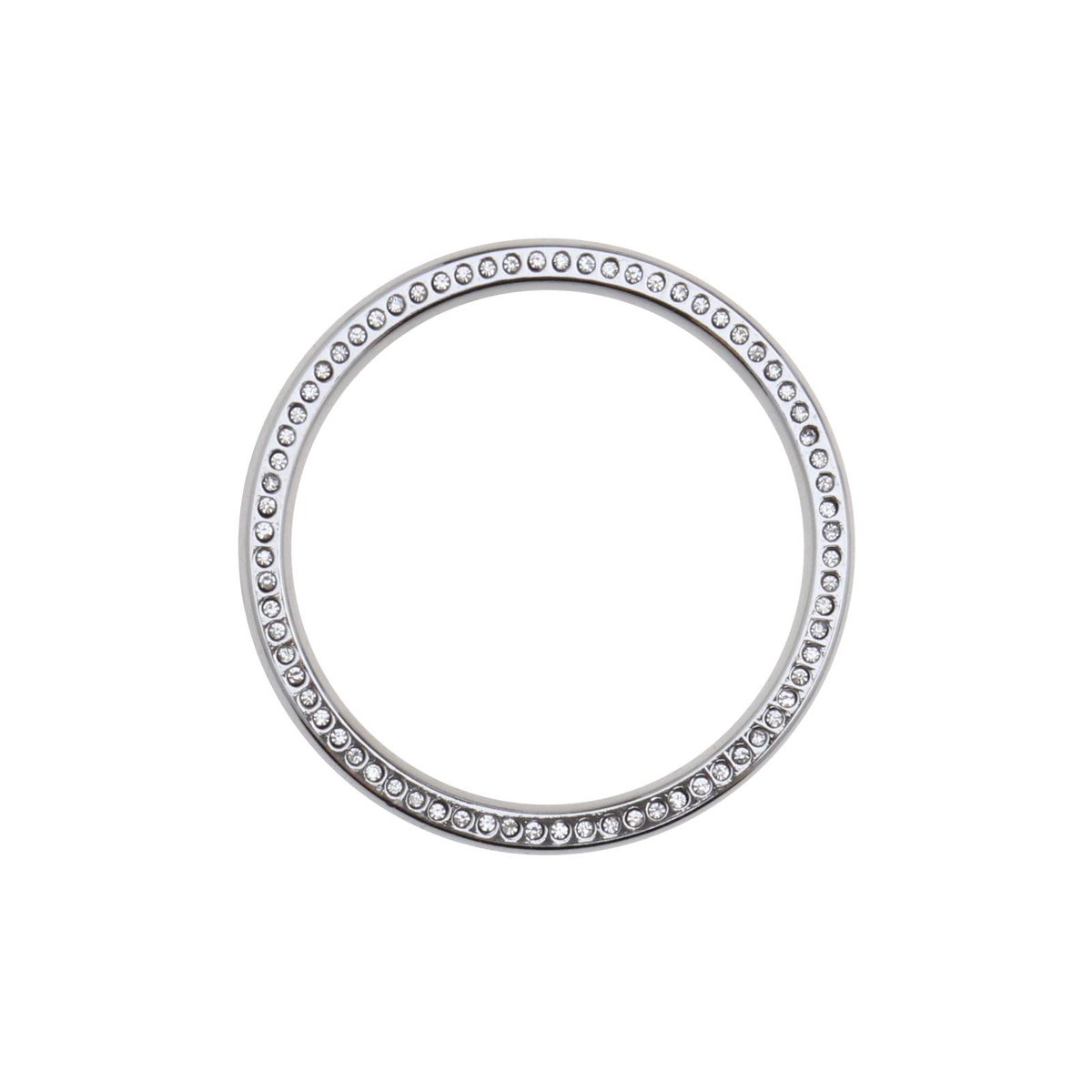 Dailygoods - Horloge bezel ring - Galaxy Watch 4 - Anti-kras bescherming - Zilver - Decoratieve cover - Stijlvol accessoire voor smartwatch
