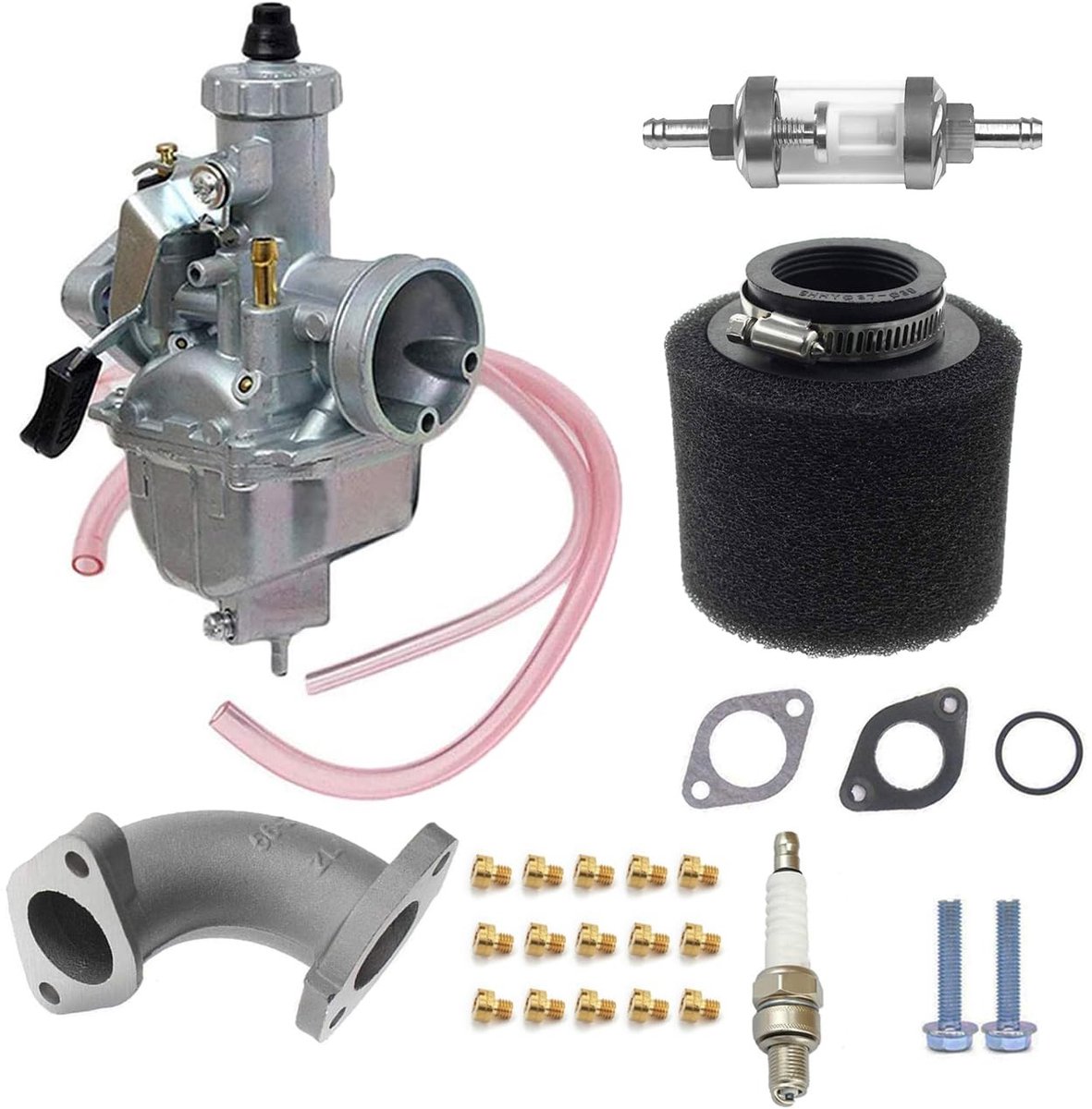 Dailygoods- Carburateur 26mm - Carburateur Reiniger - Carburateur Afstelgereedschap - Carburateur Synchronisatie Set - Duurzaam Materiaal - Efficiënte Lucht-Brandstofregeling - Motorcarburateur